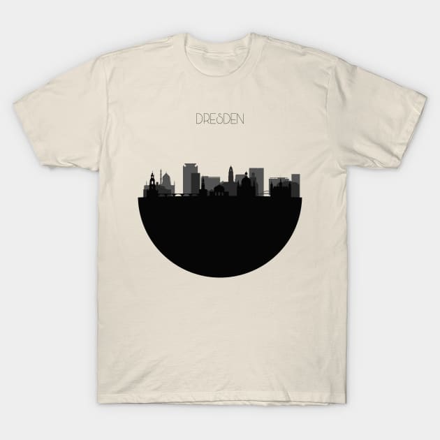 Dresden Skyline T-Shirt by inspirowl